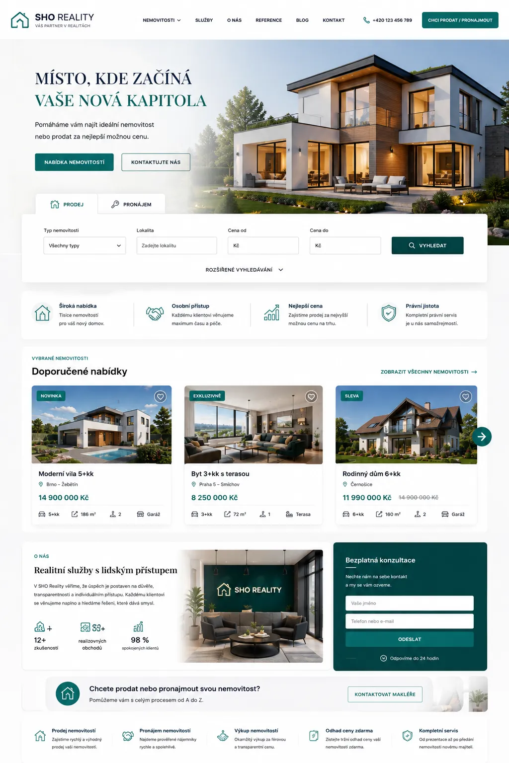 Teal Modern